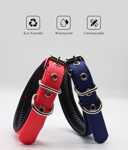 Muker Factory Direct Custom Solid Pattern All-Weather PVC Dog Collar Heavy Duty Eva acolchado para perros pequeños y grandes con cinta - Product Image 4