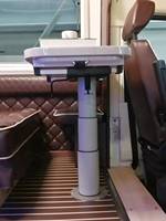 Pieds de table réglables et amovibles à rotation à 360 degrés, profil en aluminium, support de pied de table pour camping-car, pièces et accessoires de camping-car