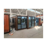 Maison conteneur extensible de 30 pieds, résidence préfabriquée portable pour usage extérieur