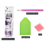 Peinture de diamant personnalisée à faire soi-même, Kits de plage de paysages, perceuse complète 5D