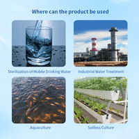 Stérilisateur d'eau UVC industriel UVWORKS 5T/H, idéal pour la purification globale de l'eau brute dans les grandes usines d'eau.