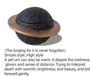 Kediler köpekler kremasyon Urn cenaze malzemeleri için anıt hizmet için kül için nemli geçirmez evcil hayvan vazosu mühürlü çimento gezegen kupası - Product Image 3