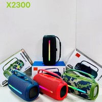 Enceinte portable sans fil BOOMBOX2300, haute puissance, basses profondes, son stéréo, LED RGB, enceinte de fête extérieure avec poignée