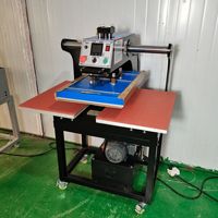 Nouvelle presse à chaud hydraulique grand format pour sublimation, machine à plat multicolore pour l'impression d'étiquettes textiles, transferts thermiques 40x60cm