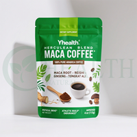 Café Maca en Poudre Instantanée ODM/OEM Offre Spéciale X Power 100% Café Instantané Maca Boisson Énergisante Homme Force Virile Vigueur Masculine