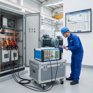 Analyseur de qualité d'alimentation triphasé portable, enregistreur de qualité d'alimentation haute précision avec surveillance des harmoniques pour les postes de transformation - Product Image 6