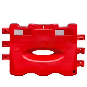 Новый дизайн, экологически чистый пластиковый водозаполненный баррикад для дорожного движения, Баррикада для использования на дорогах и дорогах - Product Image 2