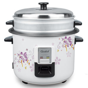 Arrocera eléctrica de acero inoxidable con mango, Olla Arrocera eléctrica de cilindro automático de lujo, 5L, 2023/2/3/4L, nuevo diseño, 1,5 - Product Image 4