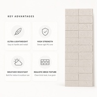 Nouveauté : Panneau mural en pierre empilée en PU, texture de petite roche, revêtement décoratif pour clôture de jardin, décoration murale de cour