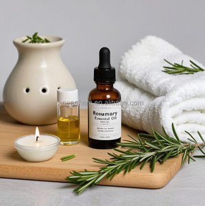 Aceite esencial de Romero orgánico, extracto de hierbas de grado alimenticio para el cuidado de la piel, masaje de aromaterapia empaquetado en tambor - Product Image 4