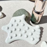 Offre Spéciale outil de Massage du corps et du visage en céramique de corée 100% outil de guasha en céramique pour la libération du visage outils de Relaxation du visage