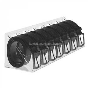 Tùy chỉnh thiết kế 3mm trong suốt PMMA CuộN vành đai đứng truy cập hàng đầu thân thiện với môi rõ ràng Acrylic tổ chức vành đai hiển thị đứng - Product Image 5