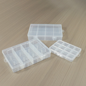 Transparent 12-Compartment <b>Storage</b> <b>Box</b> With Fixed Dividers For Jewelry Organizers Desktop <b>Storage</b> Container Large Capacity - Product Image 4