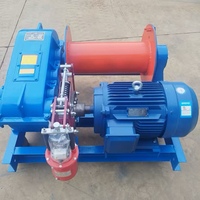 Torno Eléctrico de Elevación de Acero de 1-20 Toneladas para Uso en Barcos, Torno Rápido JK y Torno Lento JM, Cuerda de 50m, Control Remoto