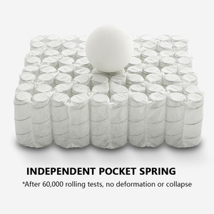 Colchón Suave con Muelles Ensacados y Espuma Viscoelástica, Calidad Premium de Hotel 5 Estrellas, Suministro de Fábrica, Colchón para Familias y <span class=keywords><strong>Apartamentos</strong></span> - Product Image 2