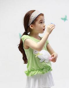 Vêtements pour enfants en gros, t-shirt princesse à manches courtes avec imprimé lapin pour filles, provenant d'un fournisseur chinois - Product Image 5