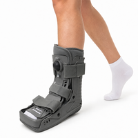 Botte Aircast à coque rigide stabilisatrice et vessie gonflable, semelle antidérapante, pour immobilisation et récupération post-fracture