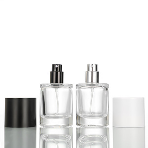 Top <span class=keywords><strong>vendeur</strong></span> 30ml verre clair Airless Lotion sérum bouteille givré mat noir couvercle parfumerie brouillard pulvérisateur pour visage crème Mascara - Product Image 3