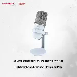 Micrófono de Condensador USB HyperX SoloCast 2, Micrófono de Escritorio con Cable, Patrón Polar Cardioide, Ideal para Streaming y Podcasts - Product Image 6