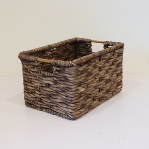 Rectangular Rattan <b>Baskets</b> <b>With</b> <b>Handles</b> Household Waterproof Rattan <b>Basket</b> Drawer Organizers Hand Woven Storage <b>Basket</b> - Product Image 4