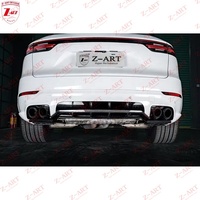 Diffuseur arrière en fibre de carbone sèche Z-ART TC pour Porsche Cayenne E3, lèvre arrière en fibre de carbone préimprégnée pour Cayenne GTS 2018+