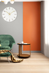 Trau dồi trang trí nội thất tùy chỉnh bằng gỗ treo trang trí đồng hồ treo tường hiện đại 12 inch hình tròn đồng hồ treo tường MDF - Product Image 4