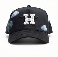 Nieuwe Aanwinsten 5 Panel Satijn Voering Zwarte Gepersonaliseerde Suède Baseball Caps Gorras 31 Hoeden MAGO FOREVER HATS met Borduurlogo