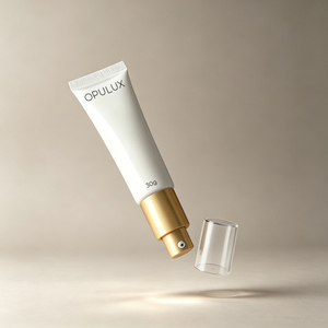 En stock – Tube souple cosmétique 30g noir et blanc pour soins de la peau, emballage pompe sans air, tube crème contour des yeux, lotion, logo et boîte personnalisés - Product Image 6
