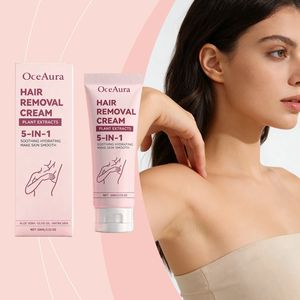 OCEAURA Products Soothing Smoothing Permanent Herbal Women <strong>Men</strong> Body <strong>Hair</strong> Removal <strong>Cream</strong> 100g - Product Image 5