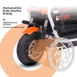 Tricycle électrique 48V pour usage domestique, adapté aux personnes handicapées, aux personnes âgées, aux adultes, aux hommes, aux femmes, aux parents et aux enfants, aux animaux de compagnie, 351-500W, avec batterie +/- - Product Image 2