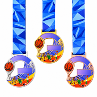 Médailles en alliage de zinc moulées sur mesure, impression typographique, vente chaude du fabricant, pour compétitions de basketball et événements sportifs