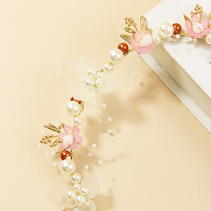 Bébé enfants diadème <span class=keywords><strong>fleur</strong></span> <span class=keywords><strong>couronne</strong></span> floral guirlande bandeau <span class=keywords><strong>fleur</strong></span> <span class=keywords><strong>couronne</strong></span> pour fille coréenne <span class=keywords><strong>fleur</strong></span> <span class=keywords><strong>couronne</strong></span> - Product Image 6