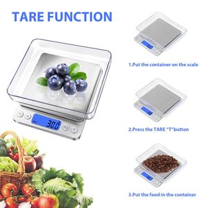 Mini Báscula Digital de Bolsillo para Joyería, 500g 0.01g, Medición de Peso, Pantalla LCD Multi-Unitaria, Funciona con Batería - Product Image 3