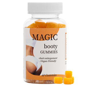 Натуральные жевательные конфеты Magic Booty Gummies для увеличения ягодиц, для красоты, халяль/кошер, с антиоксидантной поддержкой - 60 жевательных конфет - Product Image 2