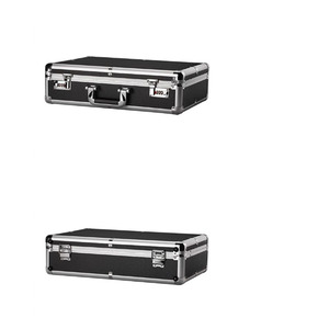 Étui <span class=keywords><strong>rigide</strong></span> en aluminium personnalisé grande capacité pour épingles et badges, avec pochettes de classement, pour collection et présentation - Product Image 3