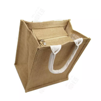 Sac fourre-tout en jute avec nœud en soie imprimé décoratif, petit sac à main réutilisable en jute pour mariage, fête, cadeau, logo personnalisé