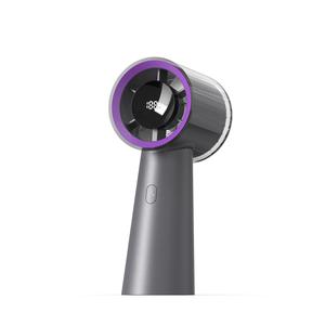 Mới Cầm Tay Ba Tốc Độ Cao Tốc Độ Fan Động Cơ Không Chổi Than Tuabin Hiển Thị Kỹ Thuật Số Xách Tay Có Thể Sạc Lại Pin Quạt Máy Tính Để Bàn - Product Image 5