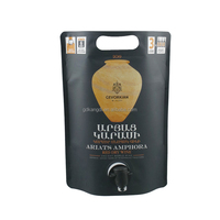 Pochettes souples en aluminium de 1L, 3L, 5L avec distributeur portable Vitop pour vin, jus de pomme, jus de mangue, boissons et eau (sac en plastique)