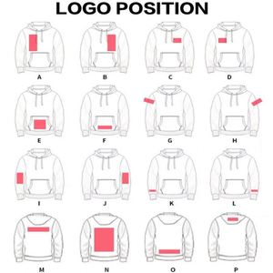 Sweat-shirt personnalisé avec logo imprimé en relief, surdimensionné, en molleton épais, pour homme, en coton, sweat-shirts et hoodies pour homme - Product Image 6