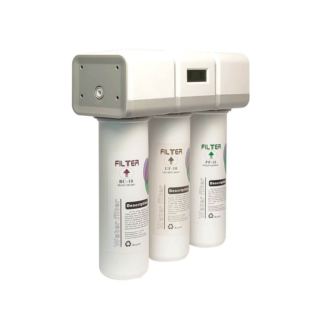 Household Water Purifier 3 Stage Water Purifier UF Water Purification Equipment Quick Replacement of Filter Cartridges