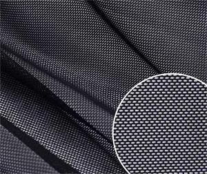 Đen Stocklot 95% Polyester 5% Spandex 100gsm Mềm 4 Cách Lưới Vải Căng Lưới Cho Áo Ngực/Đồ Lót - Product Image 3