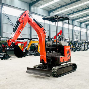 Mini Excavadora Compacta de 0.75 Toneladas, Excavadora Pequeña con Ruedas, Radio de Giro Corto, para Jardinería, Agricultura, Paisajismo y Construcción - Product Image 2