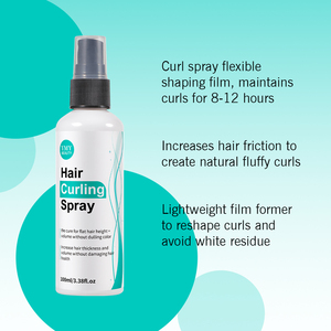 Brume lissante <span class=keywords><strong>pour</strong></span> <span class=keywords><strong>cheveux</strong></span> <span class=keywords><strong>bouclés</strong></span> bio avec logo personnalisé et <span class=keywords><strong>spray</strong></span> démêlant sans rinçage, <span class=keywords><strong>l</strong></span>éger, séchage rapide, tenue forte - Product Image 6