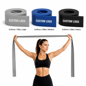 Latex Hochbelastbares Fitness-Band Yoga Pilates Stretch Übungstraining Umweltfreundliches Hochelastisches Band Großhandel Individuelles Logo - Product Image 2