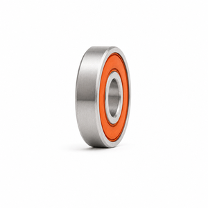 Roulement de moulinet de pêche SMR74-2OS en acier inoxydable avec joint en caoutchouc orange 4x7x3mm - Product Image 4