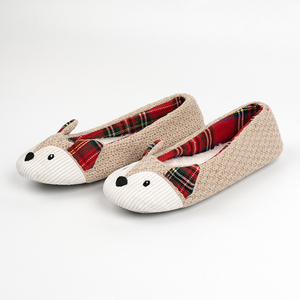 Alta calidad exquisita mano de obra señoras zapatos de dibujos animados al por mayor zapatos planos para el hogar - Product Image 2