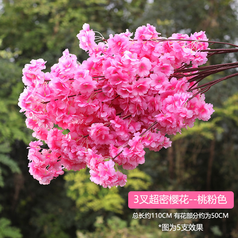 3 fourchettes rose pêche super dense