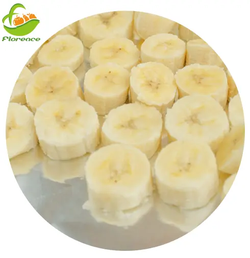 Atacado preço iqf frozen banana corte