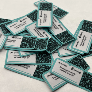 Tpu Nfc Patch <b>Clothes</b> Fold Label Sew on Labels for Clothing - Product Image 3