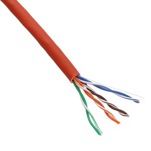 <span class=keywords><strong>สาย</strong></span> Cat5e 1000ft เครือข่าย <span class=keywords><strong>LAN</strong></span> Patch <span class=keywords><strong>สาย</strong></span>อินเทอร์เน็ต UTP 24AWG CCA PVC สีแดง - Product Image 2